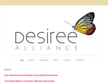Tablet Screenshot of desireealliance.org